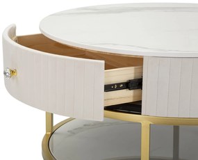 Mauro Ferretti Masuta De Cafea Montpellier, cm Ø 75X36 | Aosom Romania