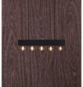 Markslöjd 107037 - Lustră pe cablu COUTURE 5xE27/40W/230V negru