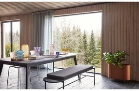 Set 2 vaze din sticlă Hübsch Candy, alb - roz