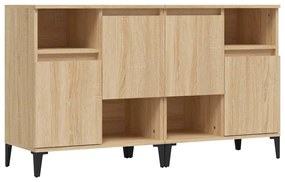 vidaXL Dulapuri, 2 buc, stejar sonoma, 60x35x70 cm, lemn prelucrat