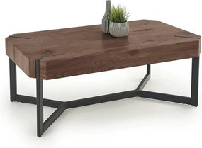 Masuta cafea LAVIDA, nuc/negru, 110x60x43 cm