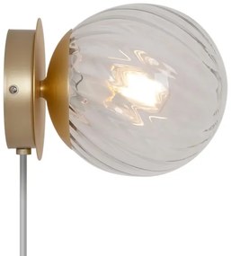 Nordlux - Aplica de perete CHISELL 1xE14/25W/230V alamă