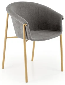 Scaun de bucaterie Lester, gri