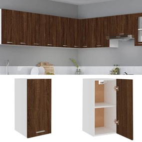 vidaXL Dulap suspendat “Lyon”, stejar maro, 29,5x31x60 cm