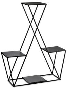 Suport de flori 95x78 cm negru