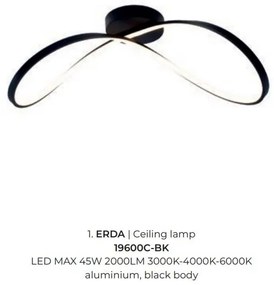 Lustra aplicata LED design moderna ERDA