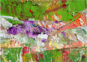 Tablou pe sticlă cu abstracție - pictura (70x50 cm)