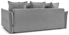 Canapea gri deschis extensibilă 226 cm Leon – Bobochic Paris