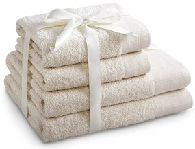 Restilo Set de prosoape Amari ocru, 2 buc. 50 x 100 cm, 2 buc. 70 x 140 cm