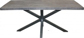 Masa design industrial Galaxie 200cm, salcam gri