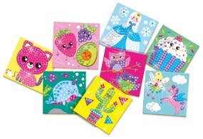 Set creativ copii - Decorare picturi cu diamante autoadezive