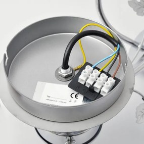 Lustră aplicată SOPHIA 3xE27/15W/230V crom lucios/transparent