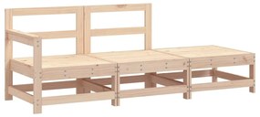 825520 vidaXL Set mobilier de grădină, 3 piese, lemn masiv de pin