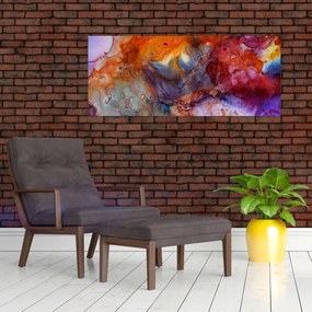 Tablou - Abstract Ink Art (120x50 cm)