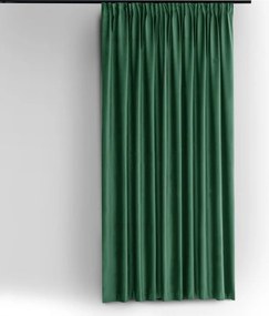 Draperie verde dimout (semi-opacă) din catifea 140x175 cm Velto – Filumi