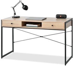 Masă PC Nills (stejar + negru). 1109797