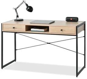 Masă PC Nills (stejar + negru). 1109797