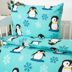 Lenjerie de pat din bumbac pentru copii 4Home Arctic Friends, 100 x 135 cm, 40 x 60 cm, 100 x 135 cm, 40 x 60 cm