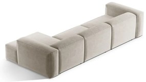 Colțar bej (cu colț pe partea dreaptă/cu șezlong) Bergamo – Cosmopolitan Design