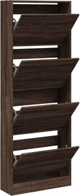 vidaXL Pantofar, stejar maro, 60x21x163,5 cm, lemn compozit