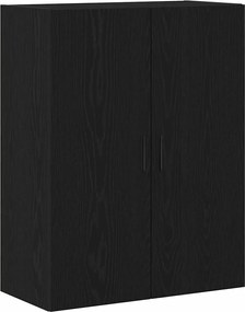 vidaXL Cabinet suspendat Stejar Negru 69,5 x 34 x 90 cm Lemn compozit