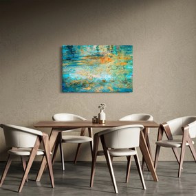 Tablou - Abstract albastru (90x60 cm)