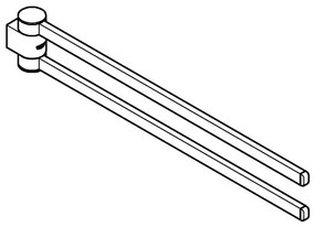 GROHE 41063000 - Suport pentru prosoape SELECTION, 441 mm, crom lucios