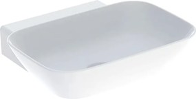 Lavoar pe blat Geberit One 50 cm alb lucios KeraTect
