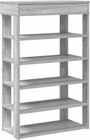 vidaXL Pantofar, gri sonoma, 60x30x98 cm, lemn prelucrat