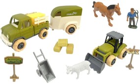 Set jucării Tractor Fermă