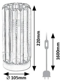 Veioza, Lampa de masa design modern Veness