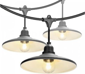 Ghirlandă decorativă pentru exterior CRETE 20xE27/230V 25m IP44