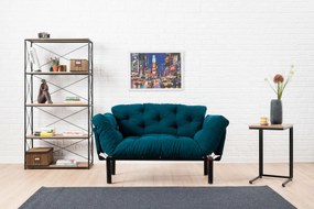 Canapea extensibilă Nitta Petrol Blue