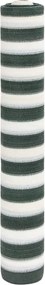 vidaXL Plasă protecție intimitate, verde/alb,1,5x25 m, HDPE, 195 g/m²