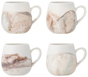 Căni crem 4 buc. din gresie 250 ml Lyre – Bloomingville