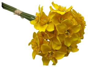 Narcise galbene artificiale BELLA, 40cm