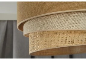 Lustră aplicată Duolla YUTE TRIO 1xE27/15W/230V d. 45 cm maro/gri/bej