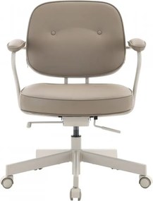 Scaun ergonomic SIHOO L3C Luxury Accent – Șezut culisant, Spătar reglabil, Suport lombar ergonomic, Reclinare 125°, Bază metalică, Rezistent 136 kg, Latte