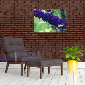 Tablou cu floare albastră (70x50 cm)
