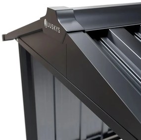 Juskys Garaj pentru robotul de tuns iarba 98x89x63 cm - antracit