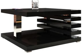 Măsuță de cafea KYOTO 31x60 cm negru lucios