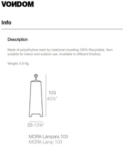 CORP DE ILUMINAT LED DECORATIV MORA LAMP II
