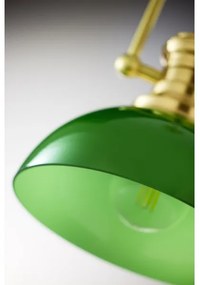 Pendul pe tijă PLATINO Jupiter 2073 1xE27/15W/230V verde/auriu