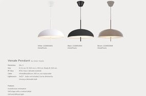Pendul design modern VERSALE maro