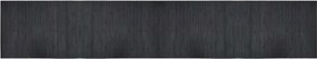 vidaXL Covor dreptunghiular, gri, 70x400 cm, bambus