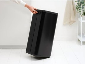 Coș de gunoi negru mat cu senzori de atingere din oțel 30 l Bo Touch – Brabantia