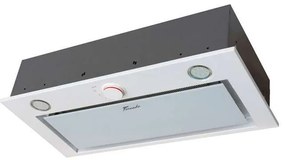 Hota Incorporabila Tornado Modul Glass 750 (60), 1 motor, latime 60 cm, 3 viteze, absorbtie 750 m3/ora, Alb