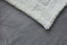 Pătură din microfibră cu lână sintetică