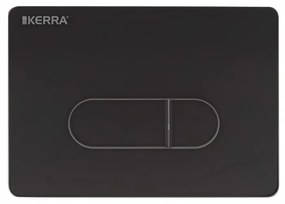 Set rezervor WC Tinos BL Pacific Black, montat pe perete