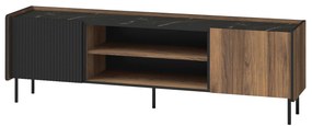 Masă TV Phelan P17 (Nuc warmia + Negru). 1062547